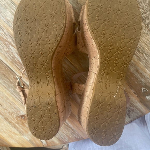 NWOT KATE SPADE cork wedges size 9 - Picture 5 of 6